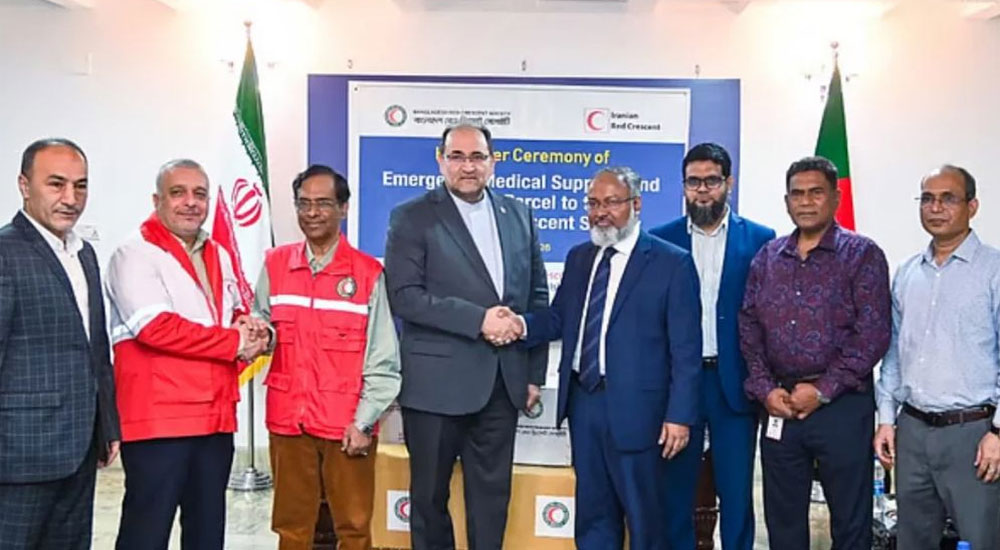 প্রধানমন্ত্রীর নির্দেশনায় ঢাকা থেকে জরুরি সহায়তা যাচ্ছে ইরানে