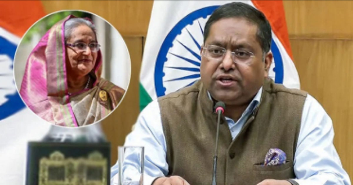 শেখ হাসিনাকে প্রত্যর্পণের অনুরোধ খতিয়ে দেখা হচ্ছে: জয়সোয়াল